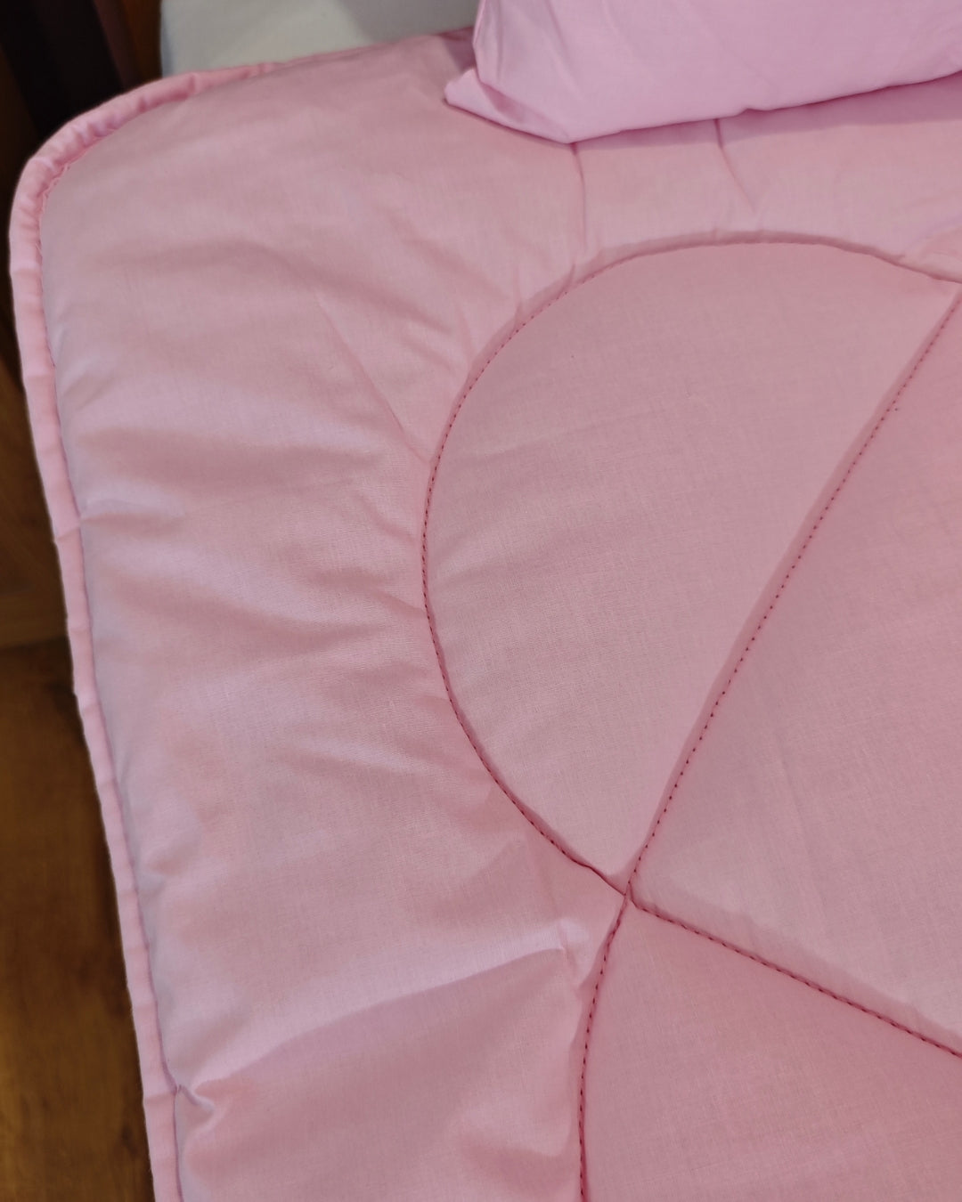 Zestaw Blankies: Kołdra (140x200) + Poduszka (50x60) –  kolor - Jasny Róż