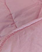 Zestaw Blankies: Kołdra (140x200) + Poduszka (50x60) –  kolor - Jasny Róż