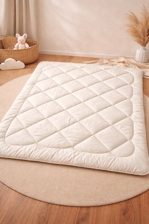 Kołdra Bezposzewkowa Blankies (140x200) – Twoja oaza dobrego snu - kolor - Słoneczne Ecru