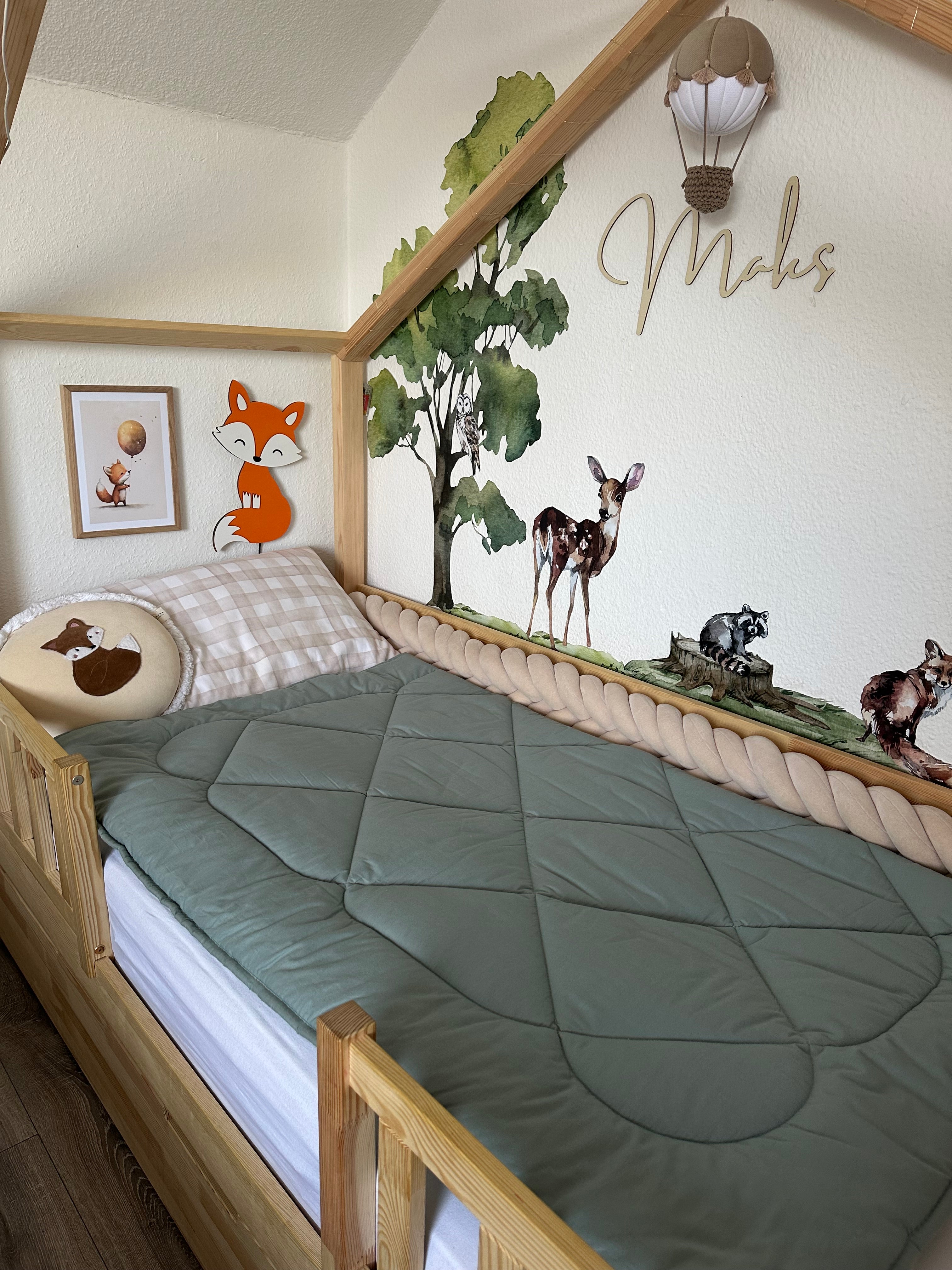 Kołdra Bezposzewkowa Blankies (140x200) – Twoja oaza dobrego snu  - kolor - Szałwiowy