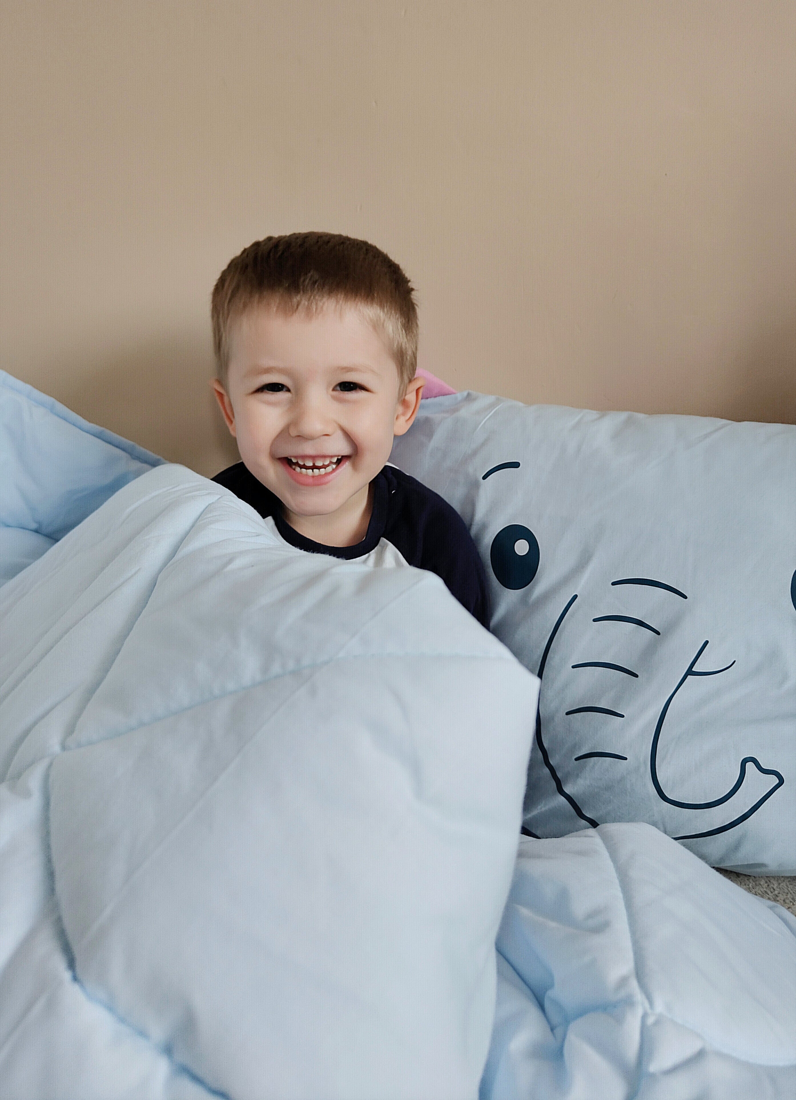 Kołdra Bezposzewkowa Blankies (140x200) – Twoja oaza dobrego snu - kolor - Błękitny
