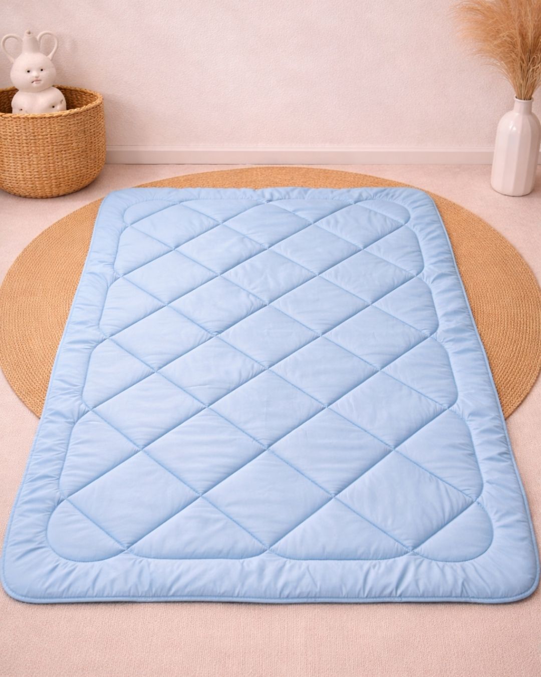 Kołdra Bezposzewkowa Blankies (140x200) – Twoja oaza dobrego snu - kolor - Błękitny