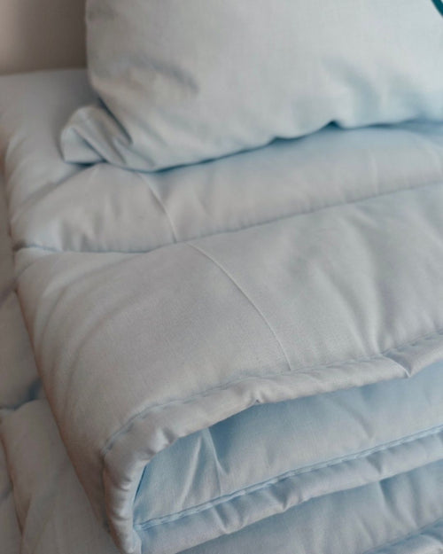 Kołdra Bezposzewkowa Blankies (140x200) – Twoja oaza dobrego snu - kolor - Błękitny