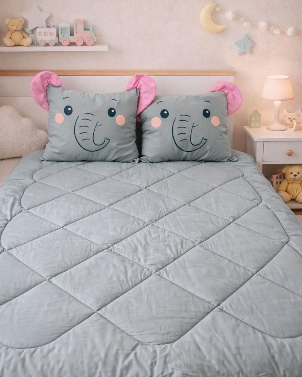 Kołdra Bezposzewkowa Blankies (140x200) – Twoja oaza dobrego snu  - kolor - Szałwiowy