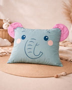 Zestaw Blankies: Kołdra (140x200) + Poduszka (50x60) – Mniej warstw, więcej snu - kolor - Szałwiowy